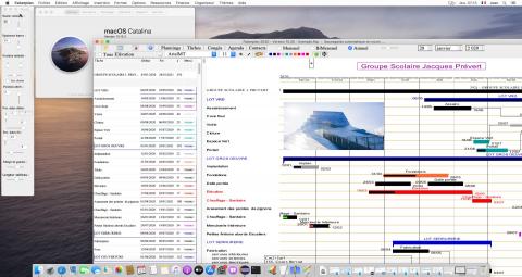 version logiciel de planning pour Mac OS X Catalina Faberplan v15.05