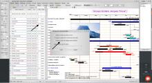 chaînage tâche précédente planning pro mac et pc faberplan v15.07